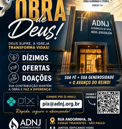 🔥 Faça Parte da Obra de Deus — Sua Generosidade Transforma Vidas!